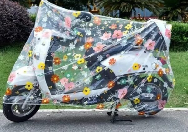 Pijama plástica para Bicicleta Electrica, estampada importada